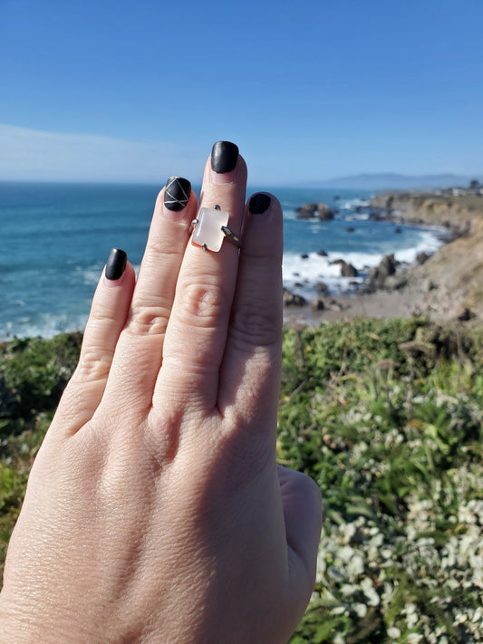 Clear Quartz Ring - Size 6