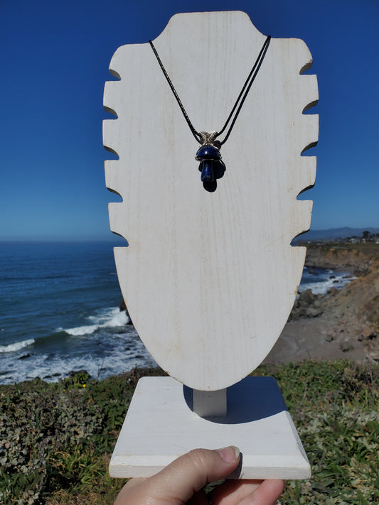 Lapis Lazuli Mushroom Pendant