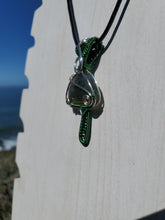 Load image into Gallery viewer, Moss Agate Mushroom Pendant
