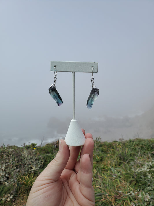 Fluorite Wing Earrings