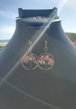 Load image into Gallery viewer, Copper Carnelian Tree Earrings
