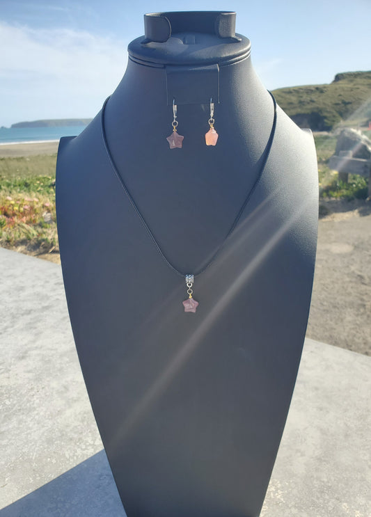 Peach Moonstone Set