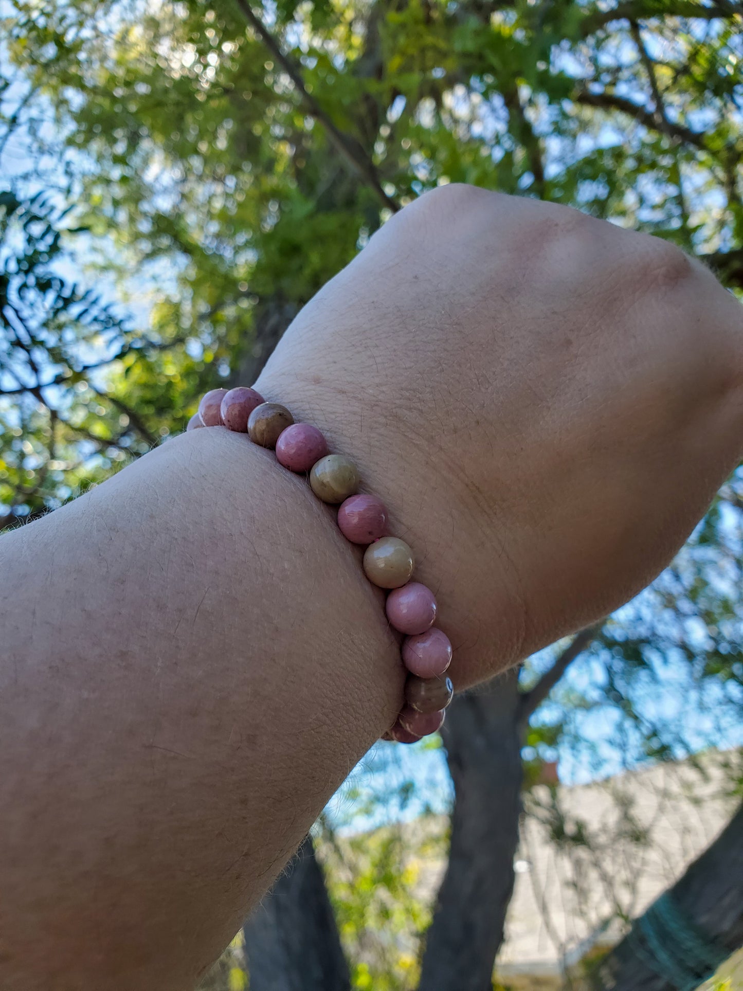 8mm Rhodonite Bracelet