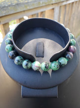 Load image into Gallery viewer, 8mm Ruby Zoisite Bracelet
