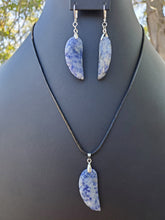 Load image into Gallery viewer, Blue Dot Jasper Wing Set

