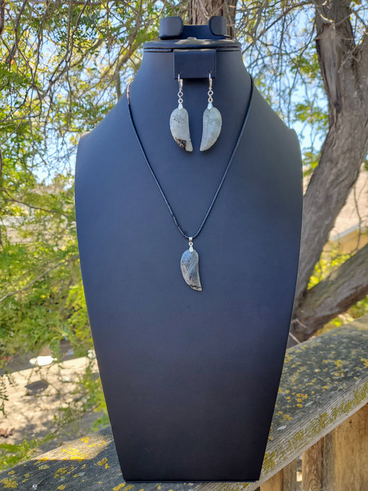 Labradorite Wing Set