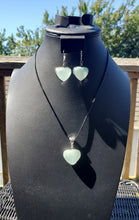 Load image into Gallery viewer, Aquamarine Heart Set
