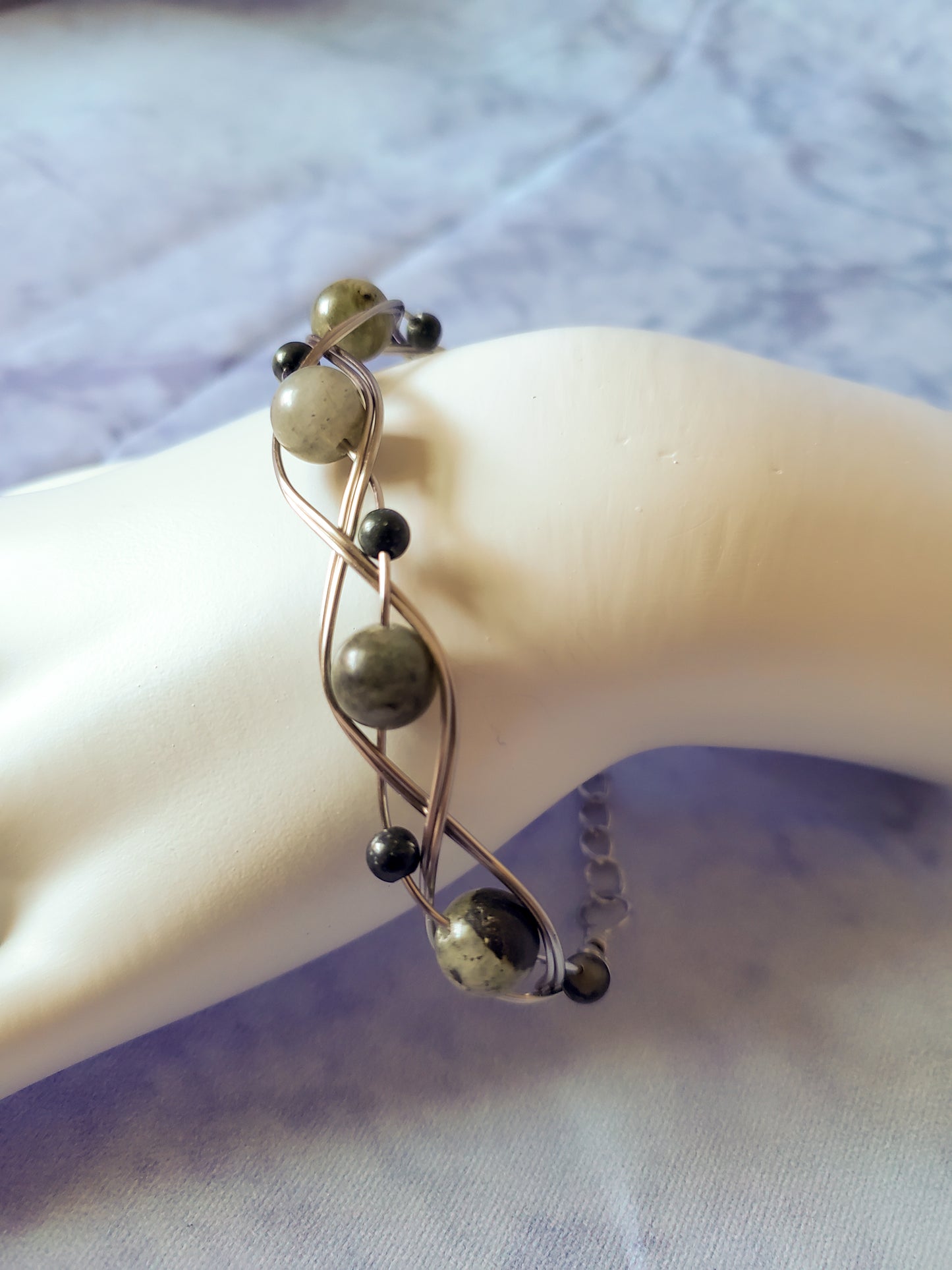 Labradorite & Jasper Bracelet