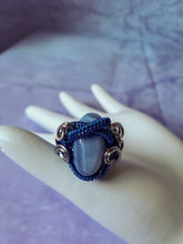 Load image into Gallery viewer, Blue Opal Oval Ring
