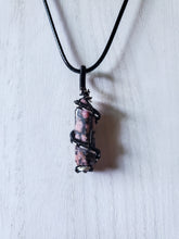 Load image into Gallery viewer, Rhodonite Point Pendant
